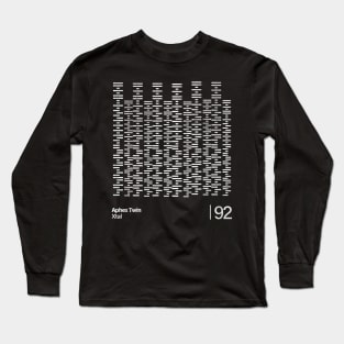 Xtal / Aphex Twin - Grunge Style Graphic Design Long Sleeve T-Shirt